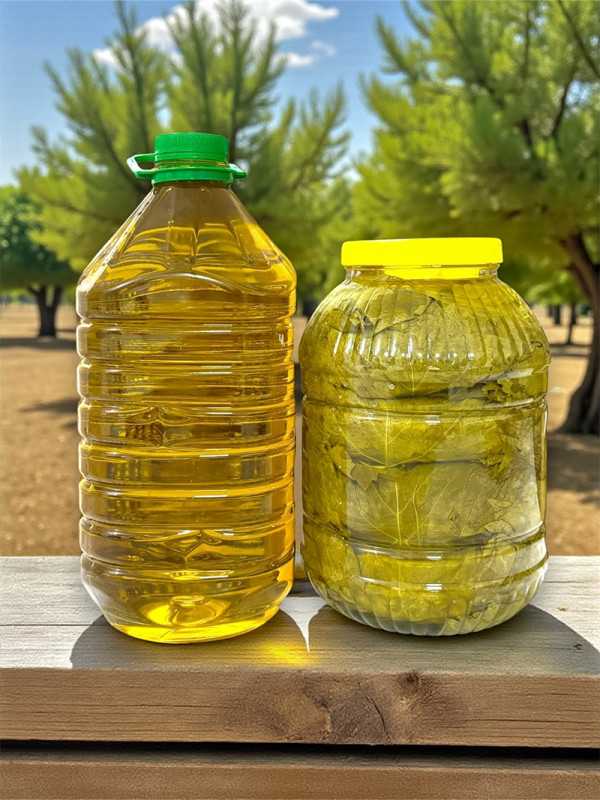 Salamura Yaprak 5'lik Bidon + Zeytinyağı 5 lt.
