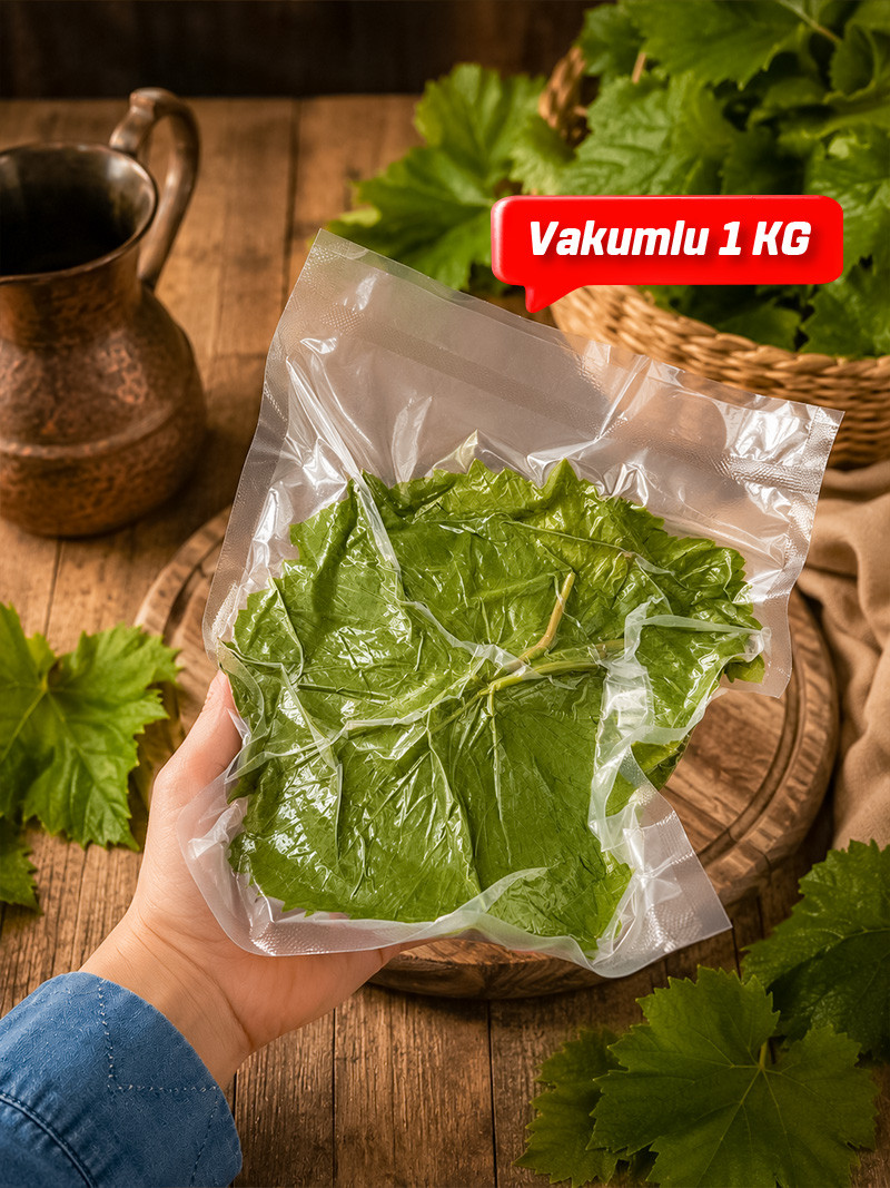 Vakumlu Taze Asma Yaprak 1 kg.