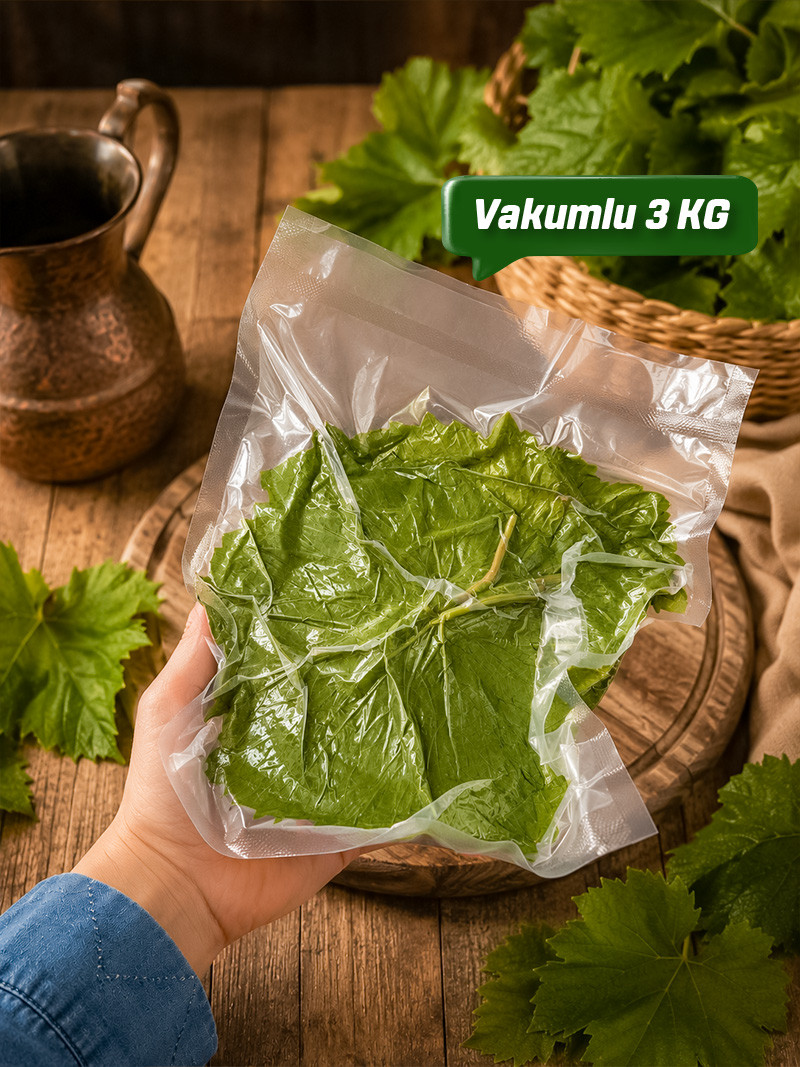Vakumlu Taze Asma Yaprak 3 kg.