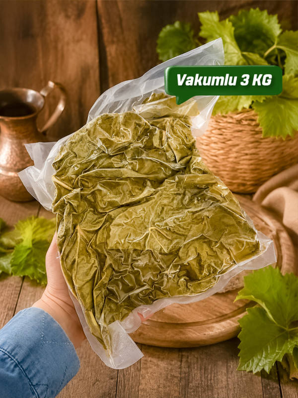 Vakumlu Taze Asma Yaprak 3 kg.